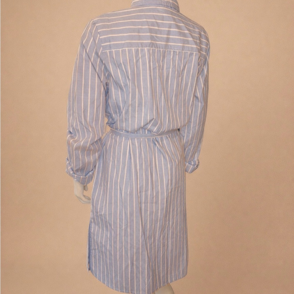 Ardene Long Sleeve Striped Dress with Tie Waist - Picture 3 of 6